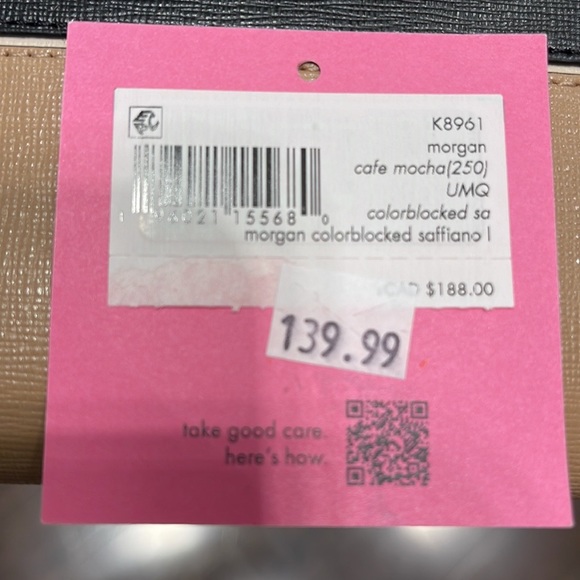 Kate Spade Morgan Colorblocked Slim Bifold Wallet 
Cafe Mocha 
NWT - Picture 10 of 16